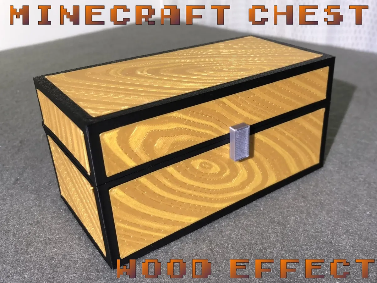 Minecraft Chest WOOD EFFECT