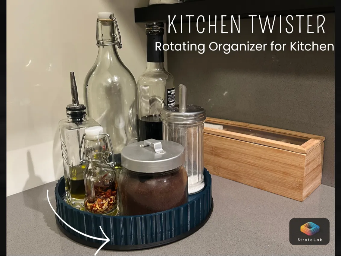 Kitchen Twister - Rotating Organizer for Kitchen