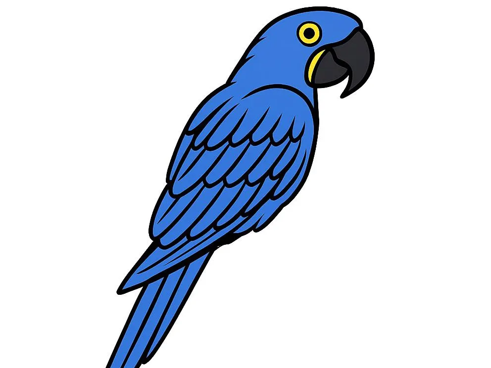 Macaw Keychain