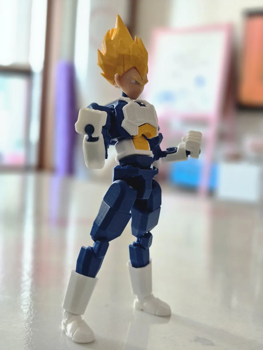 Proto 9 Dragonball Vegeta action figure, photo 3 of 4 - Proto 9 Dragonball Vegeta action figure Figurines & Collectibles