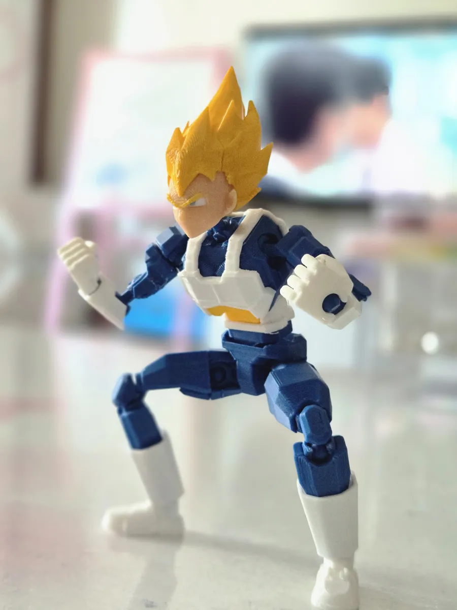 Proto 9 Dragonball Vegeta action figure, photo 4 of 4 - Proto 9 Dragonball Vegeta action figure Figurines & Collectibles