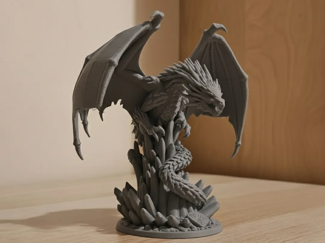 Serpent-Dragon, High Detail Fantasy Statue