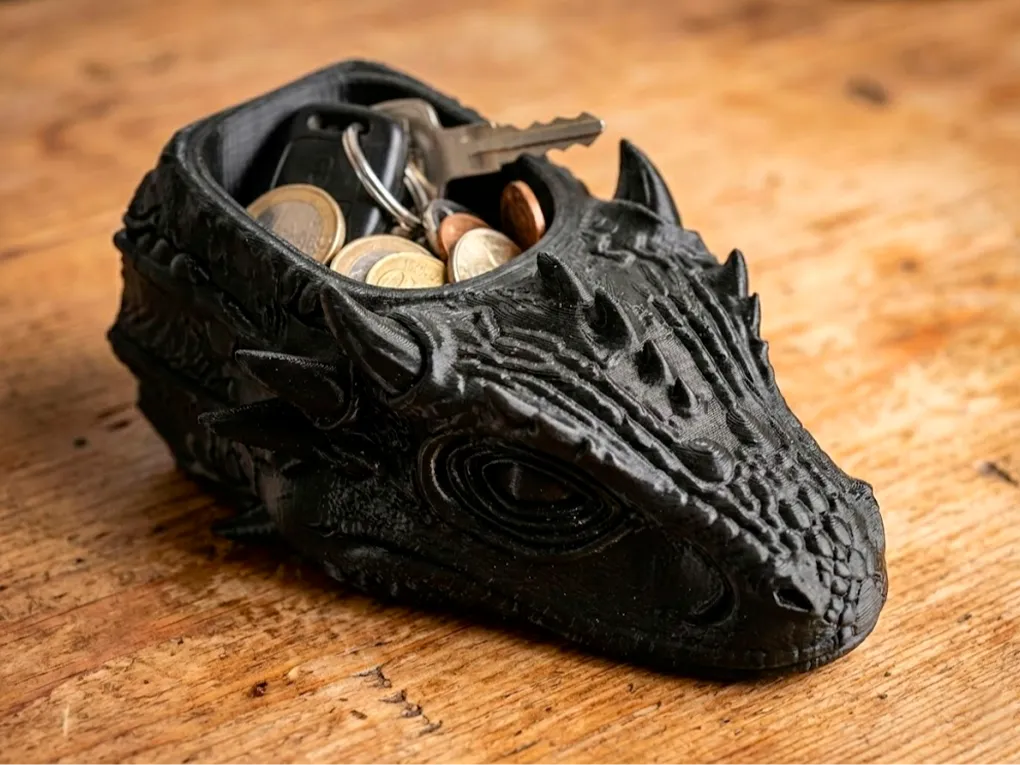 Lizard/Dragon head tray desk and organizer
