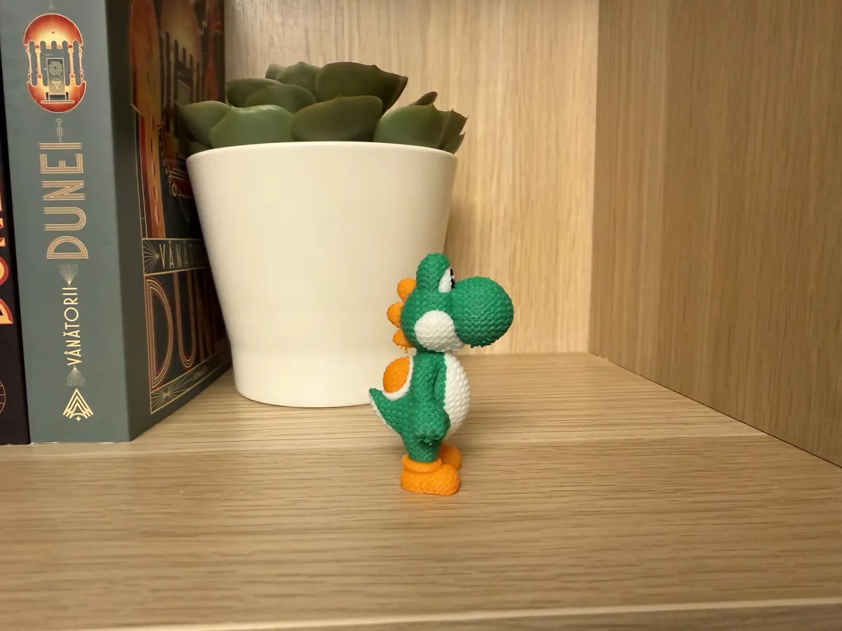 Knitted Yoshi, Cute Keychain & Desk Buddy, photo 3 of 4 - Knitted Yoshi, Cute Keychain & Desk Buddy Keychains