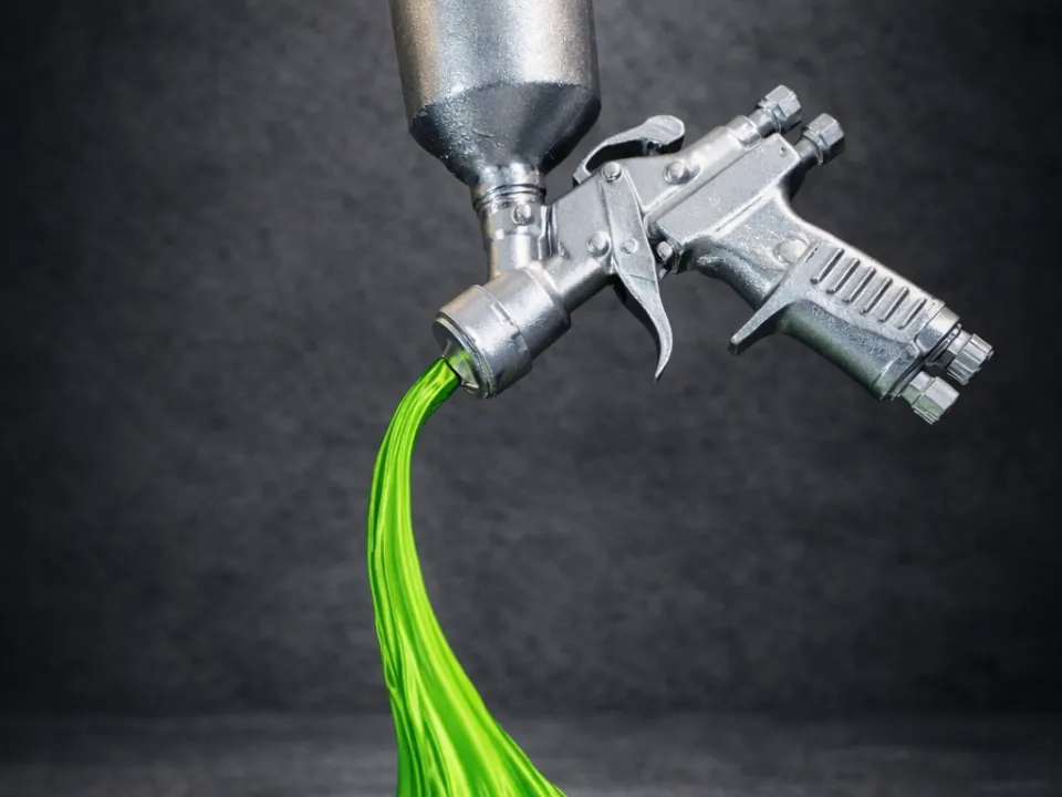Spray Gun Spill, Garage & Body Shop Decor