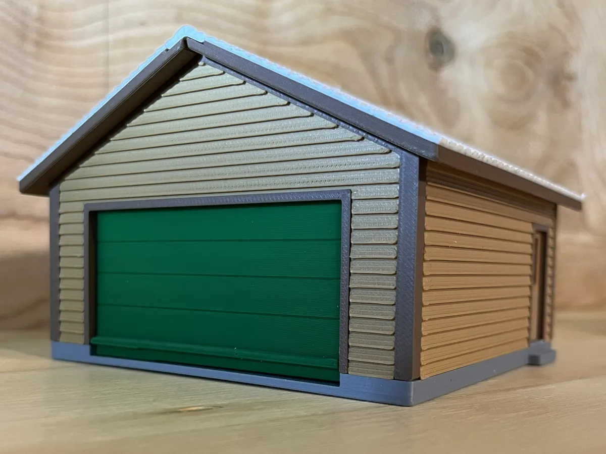 1/64 scale Two Car Garage, photo 4 of 4 - 1/64 scale Two Car Garage Tools & Workshop