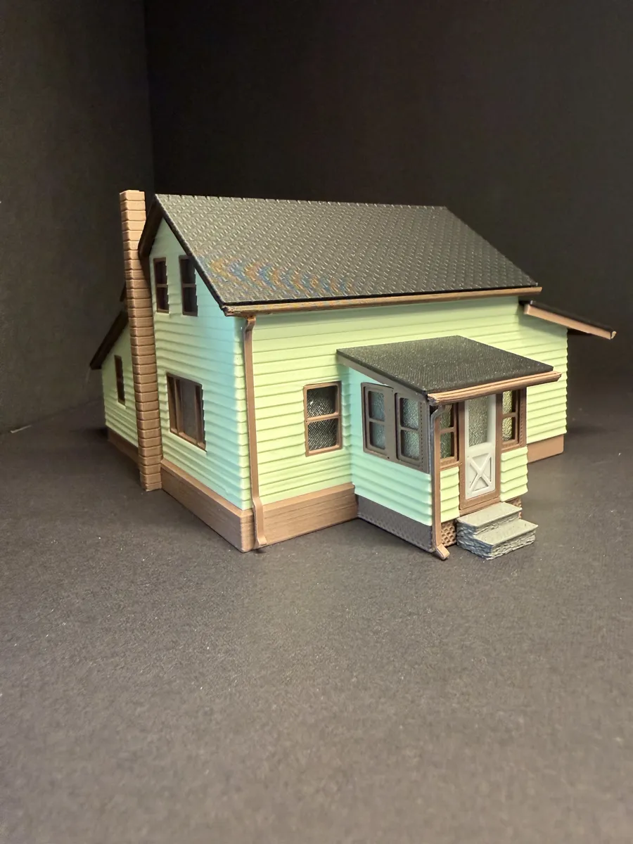 Bird Song Cottage, HO Scale, photo 3 of 4 - Bird Song Cottage, HO Scale Figurines & Collectibles