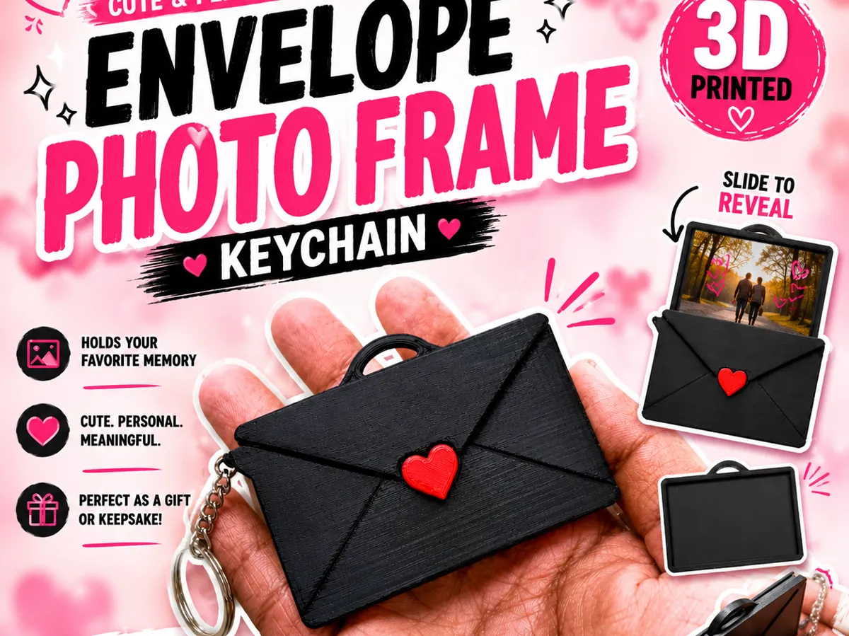 Love Letter Photo Keychain