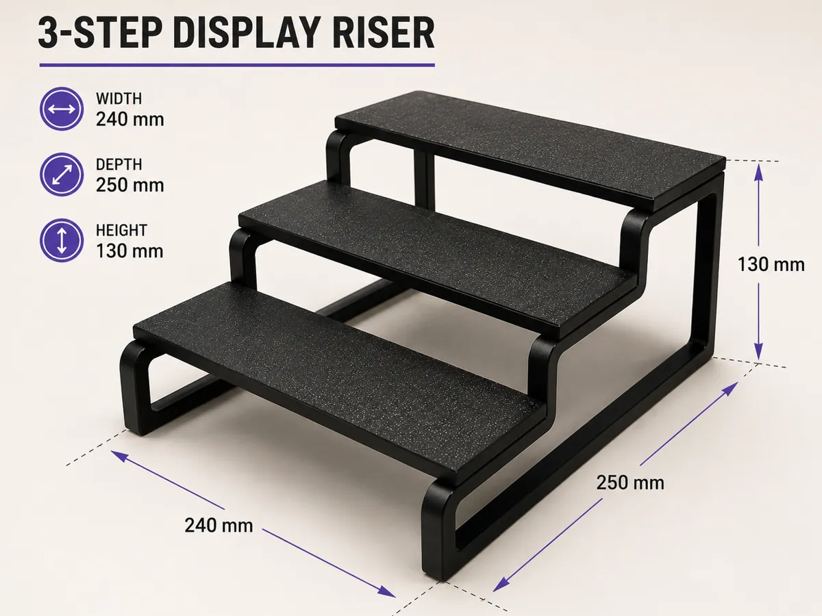 Display Riser Shelf