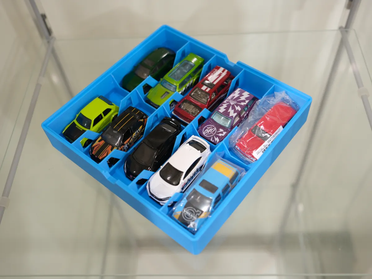 1:64 Car Enclosed Stackable Storage Box