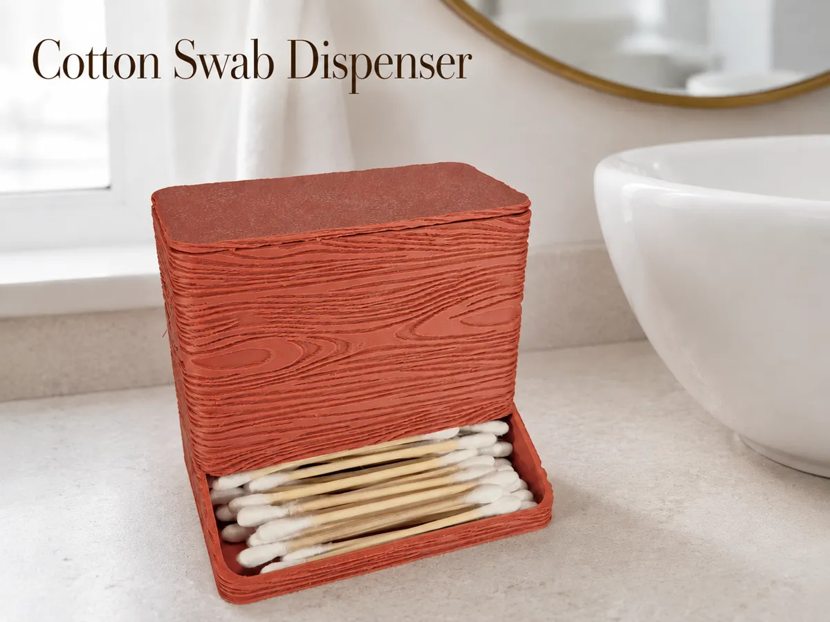 Cotton Swab Dispenser with Lid - Home Accents, in stock in India