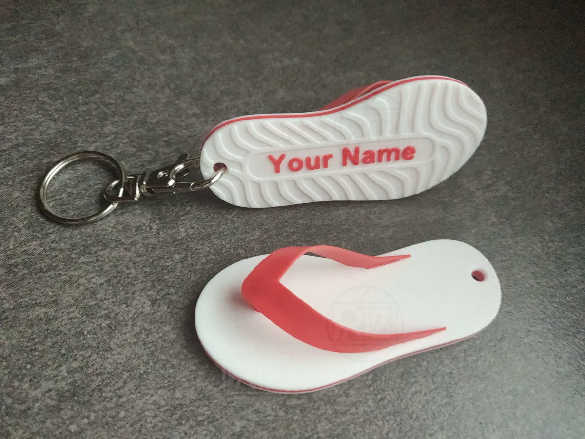 Flip-Flop Keychain | Nametag