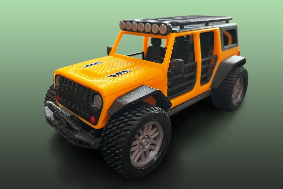 4-Door JEEP Wrangler with removable Hardtop
