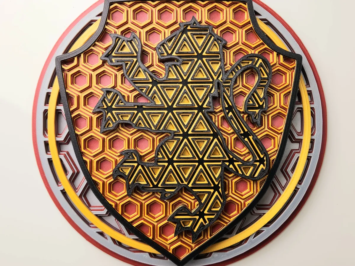 HP Gryffindor Dimensional Mosaic