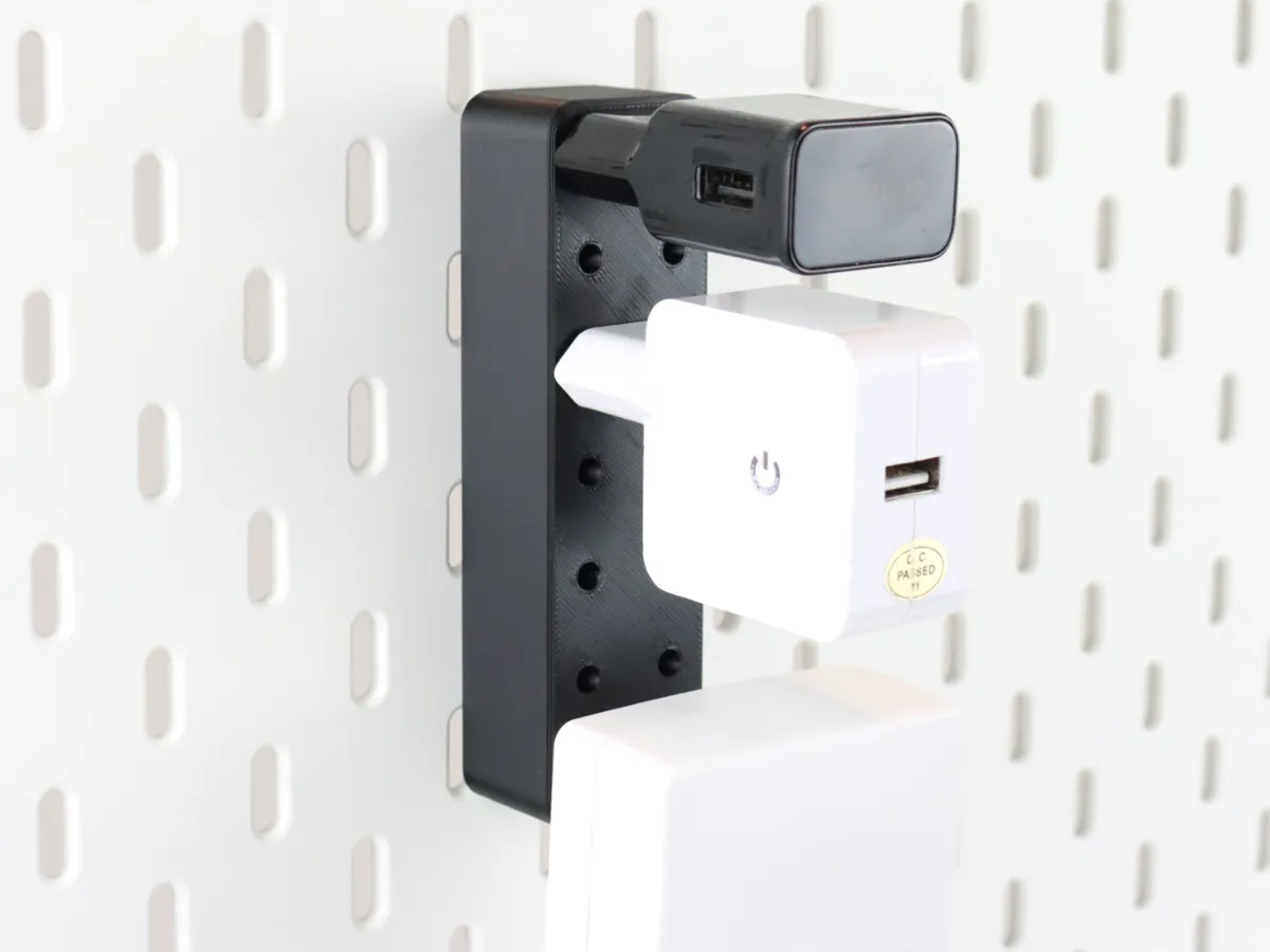 Skadis / Skådis wall charger holder