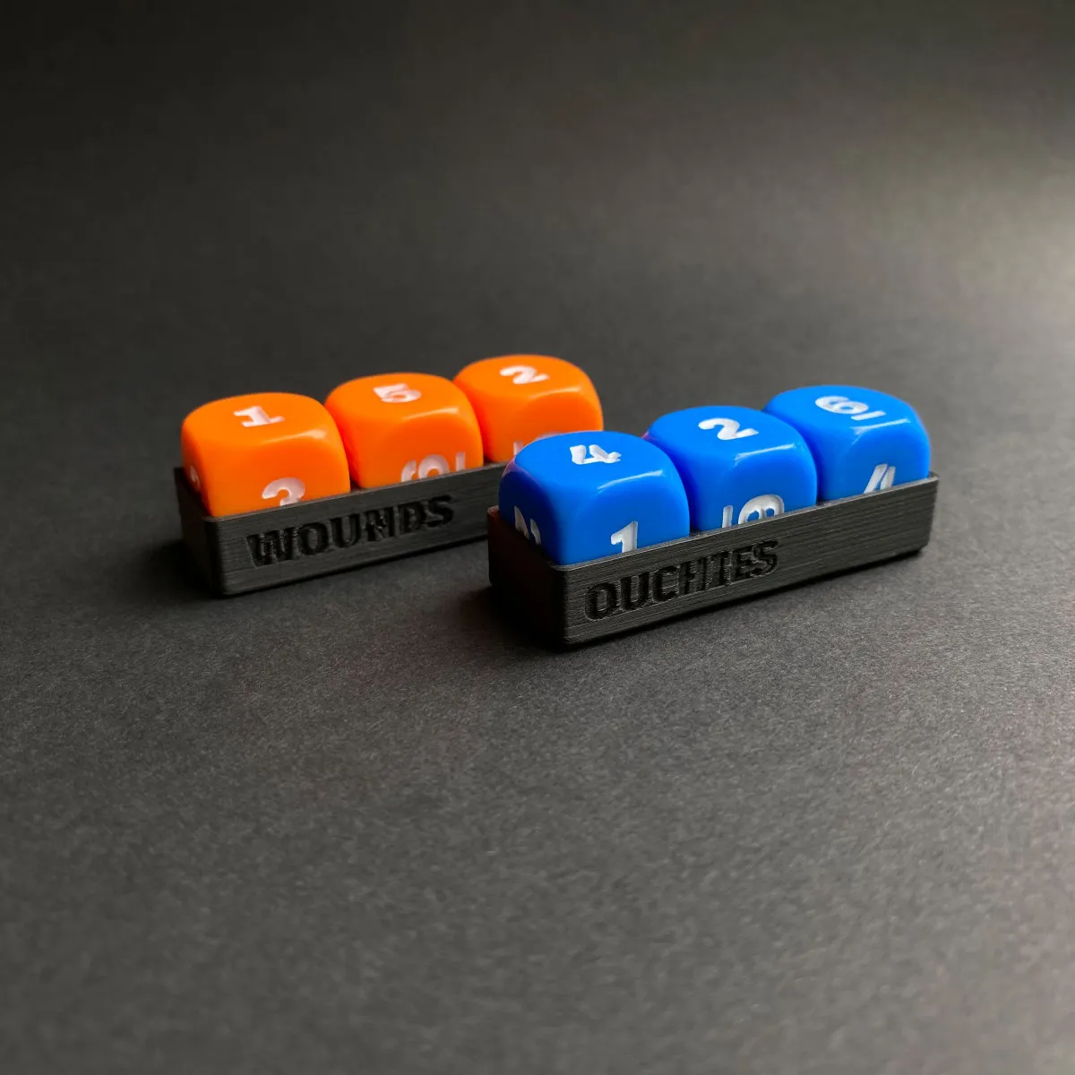 Wound tracker trays for 16 mm dice, photo 2 of 3 - Wound tracker trays for 16 mm dice Board Games & Tabletop