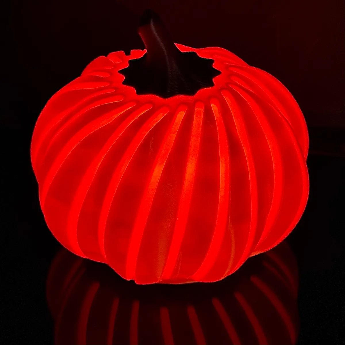 Stylised Pumpkin / LED Night light - Two Colours, photo 2 of 4 - Stylised Pumpkin / LED Night light - Two Colours Home Decor Items
