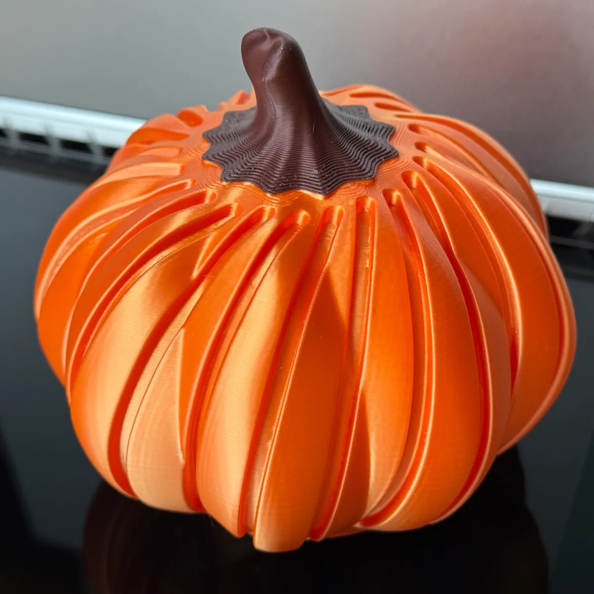 Stylised Pumpkin / LED Night light - Two Colours, photo 3 of 4 - Stylised Pumpkin / LED Night light - Two Colours Home Decor Items