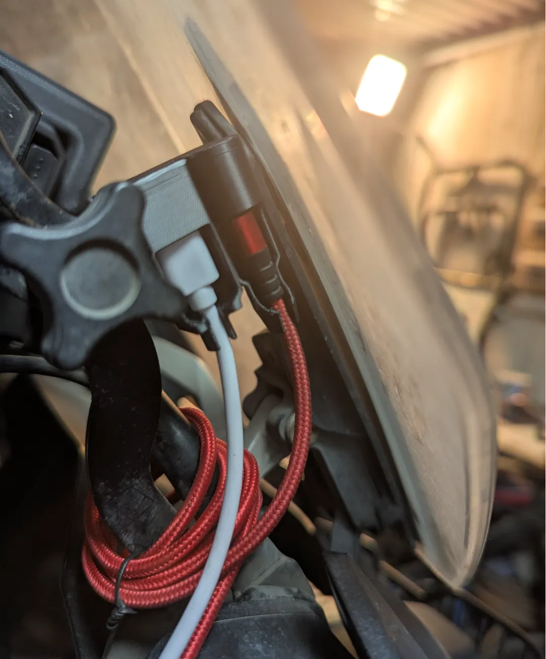 R1250GS Phone Charge Cable Holder - Vehicles, in stock in India