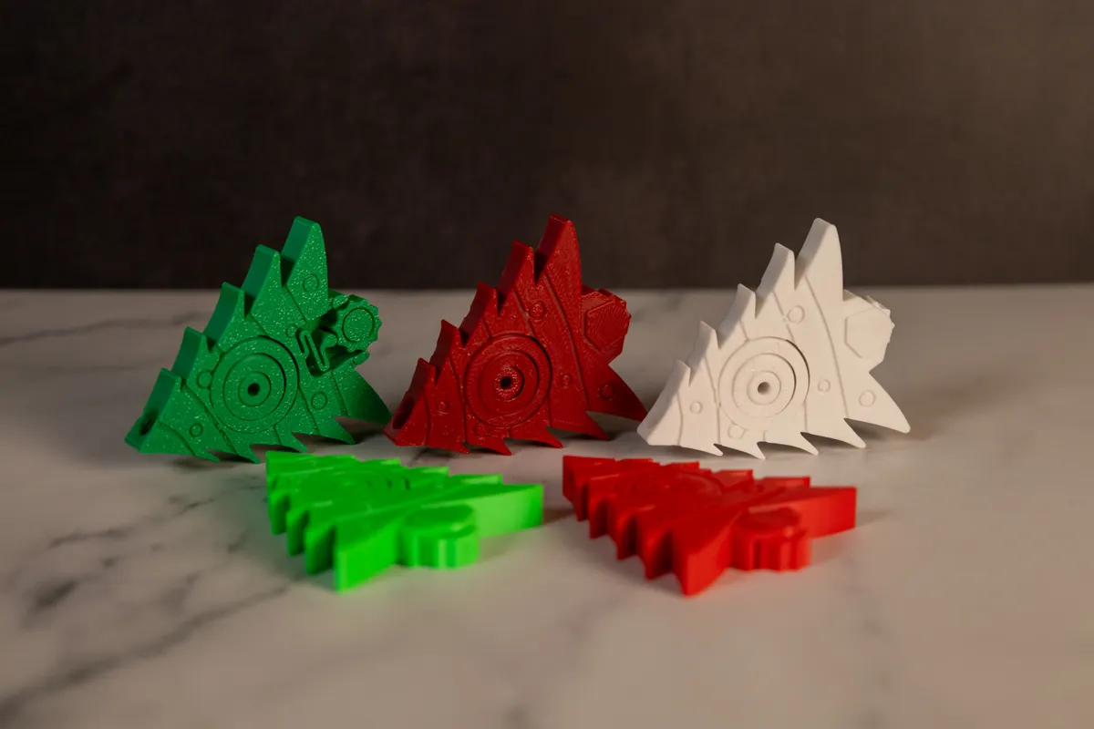Christmas Tree Click & Gyro Fidget, photo 4 of 4 - Christmas Tree Click & Gyro Fidget Toys & Games
