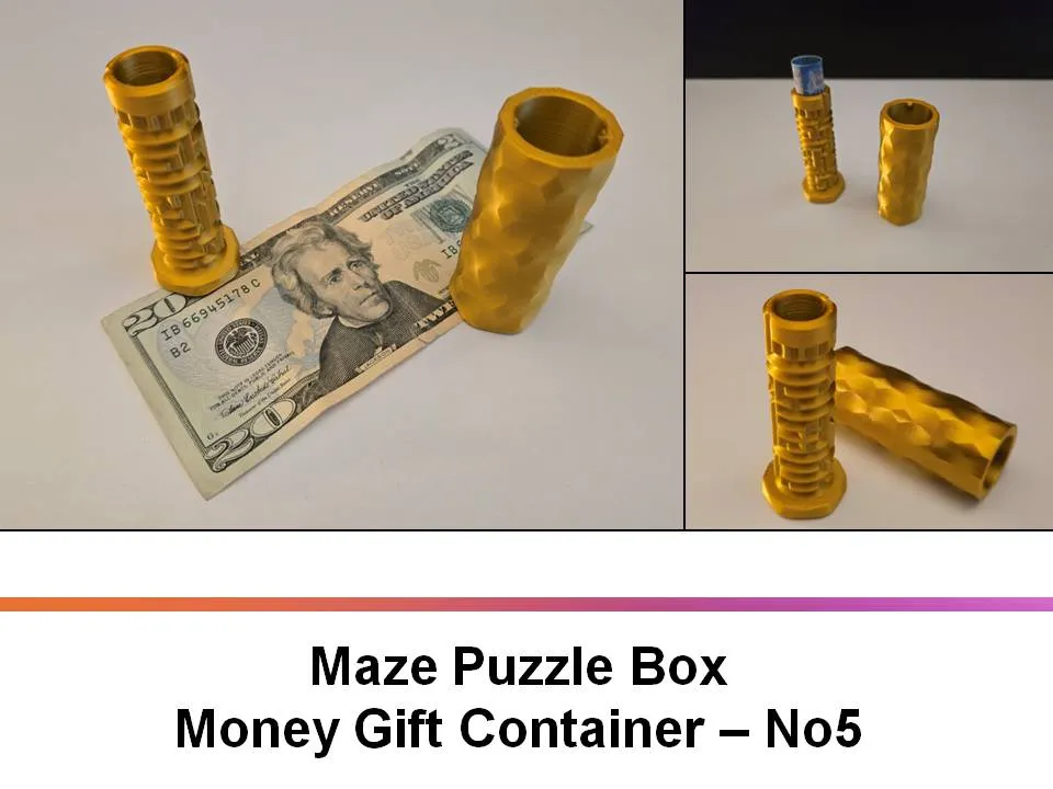 Maze Puzzle Box Money Gift Container, No5 - Other Toys & Games, in stock in India