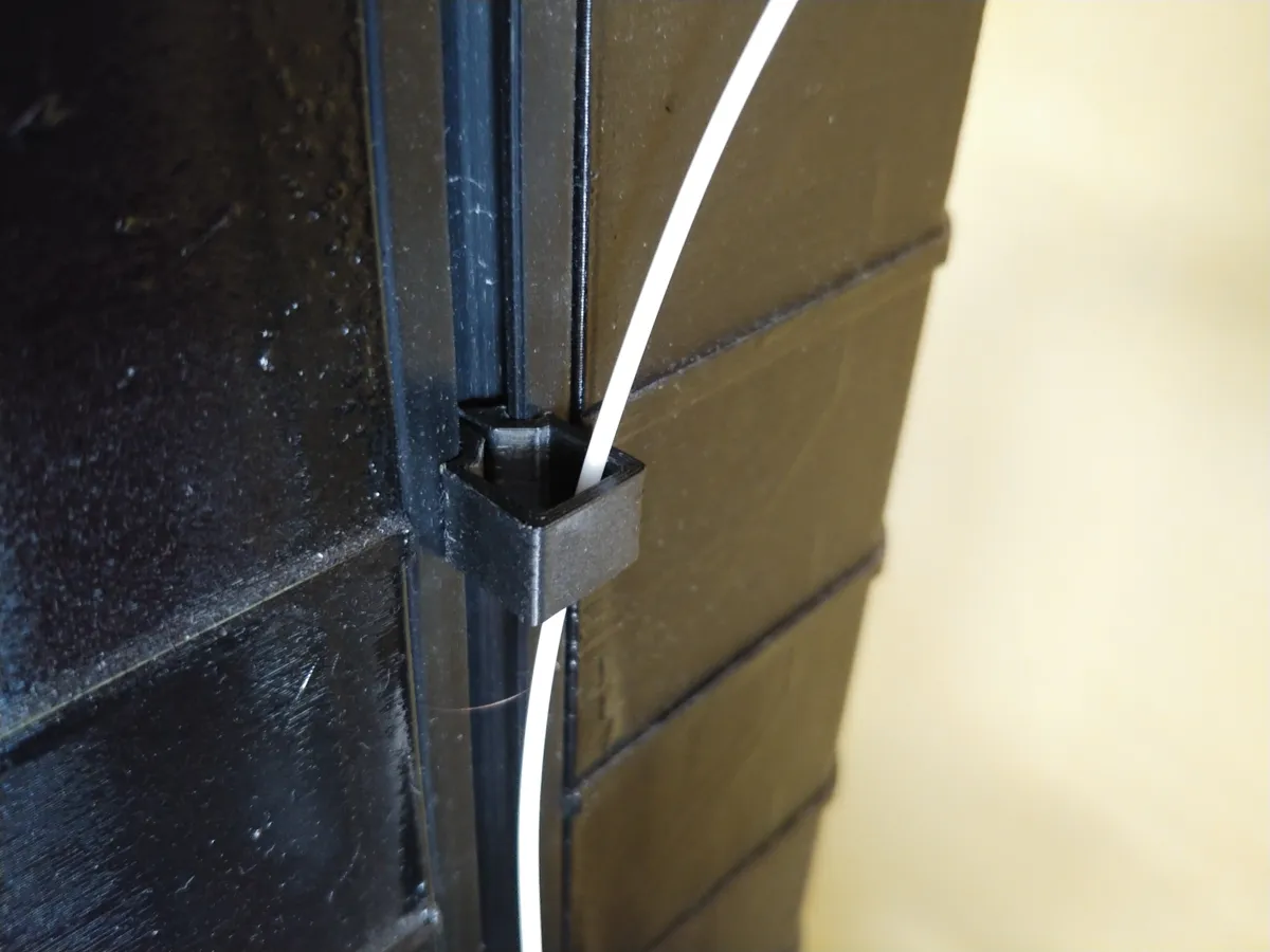 20x20 v-profile snap-on cable management clip, photo 2 of 4 - 20x20 v-profile snap-on cable management clip Tools