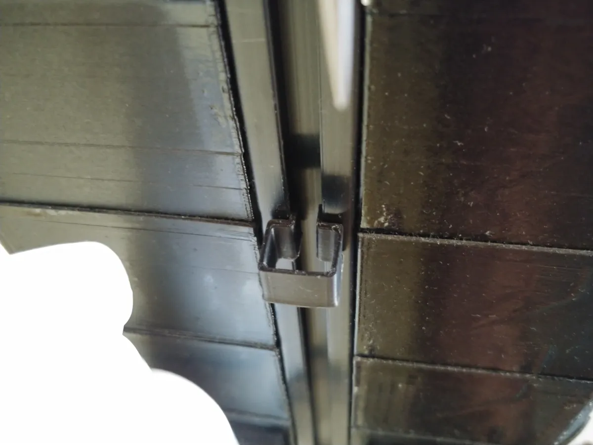 20x20 v-profile snap-on cable management clip, photo 3 of 4 - 20x20 v-profile snap-on cable management clip Tools