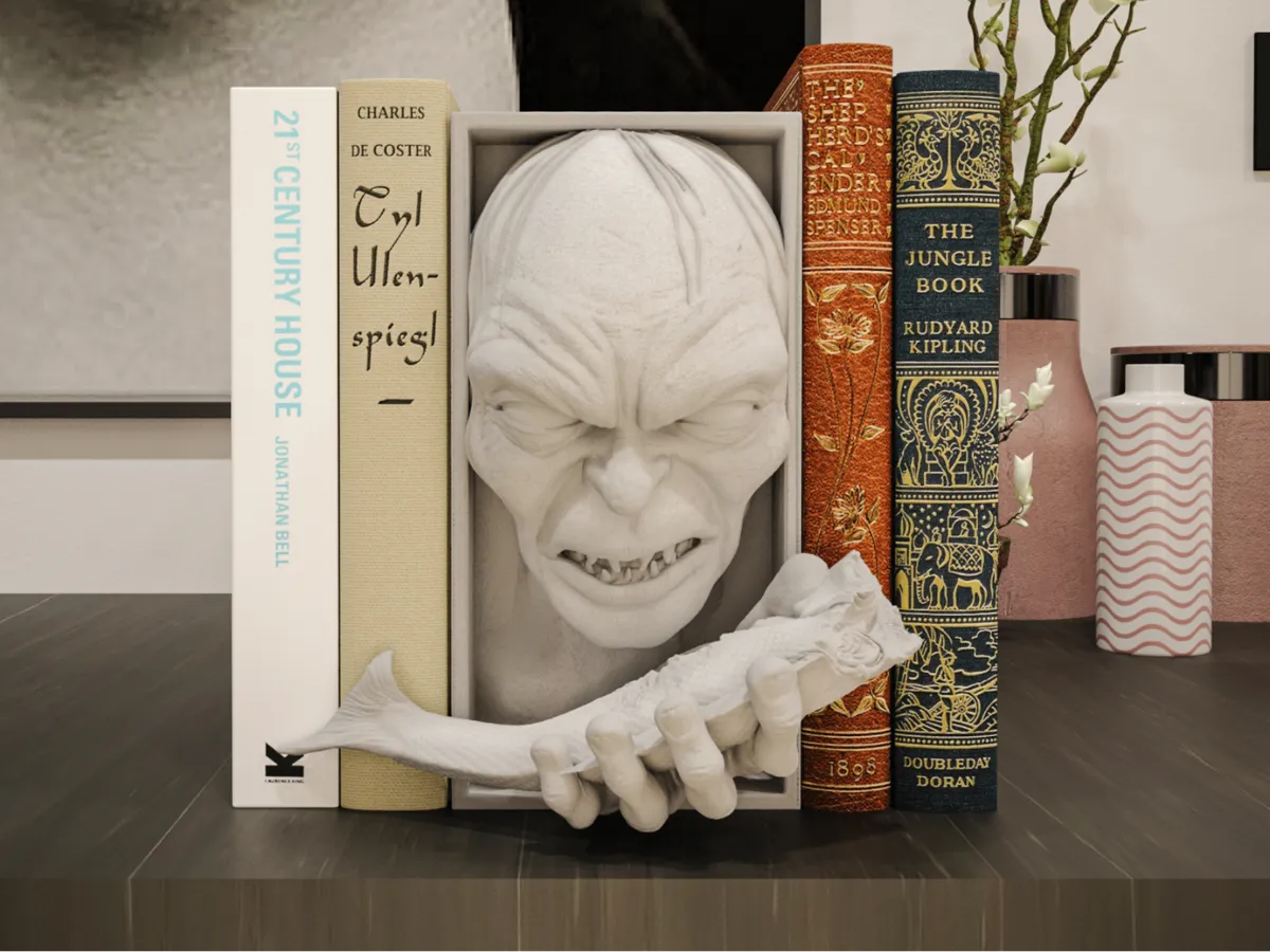Gollum Book Nook and Wall Mount