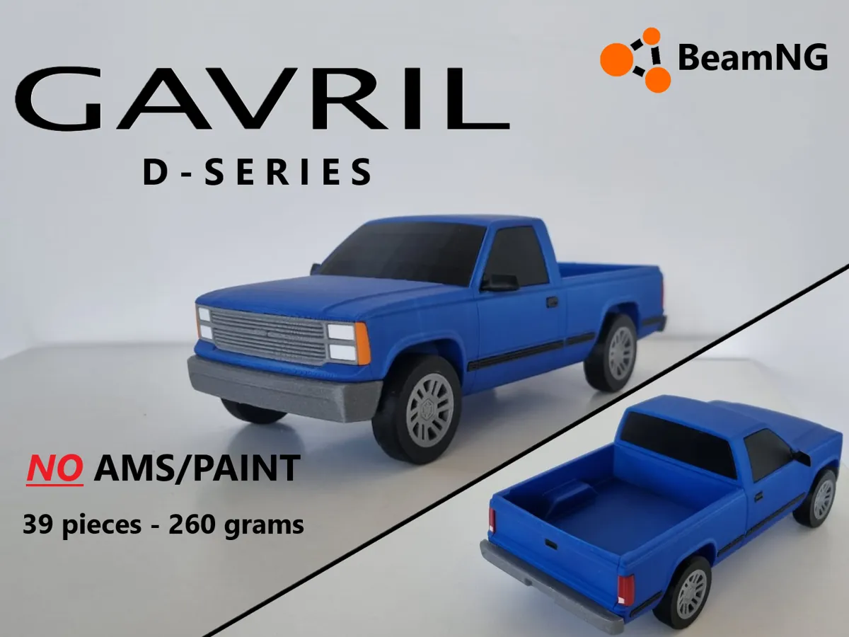 BeamNG Gavril D-series toy car - 100%