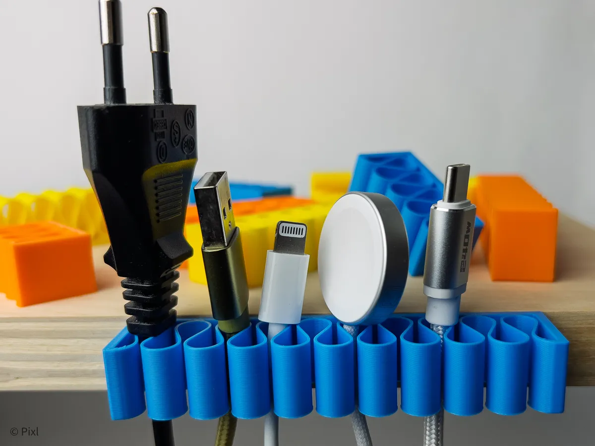 universal cable holder V2 - Desk Edge Cable Clips, in stock