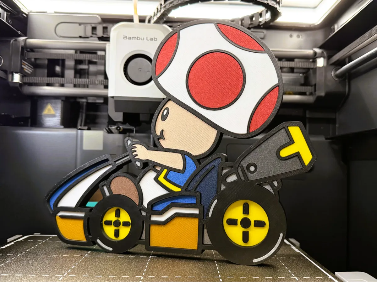 Toad Kart Wall Art