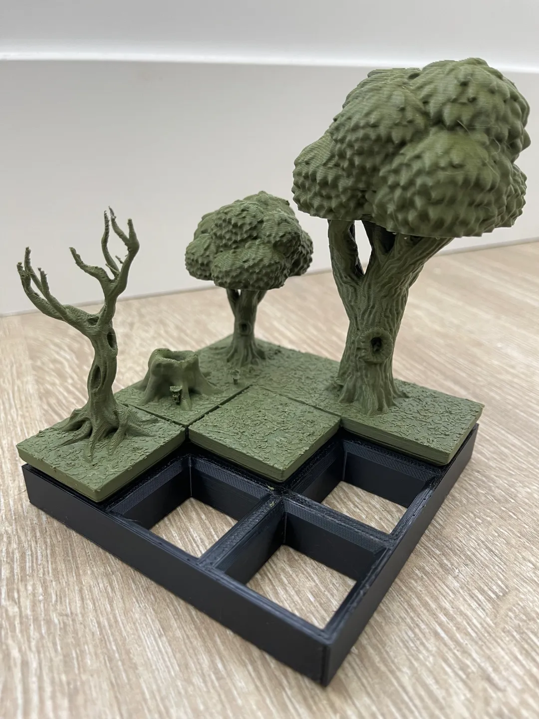 Trees & Stump - Dirt Grass Terrain - DungeonBlocks