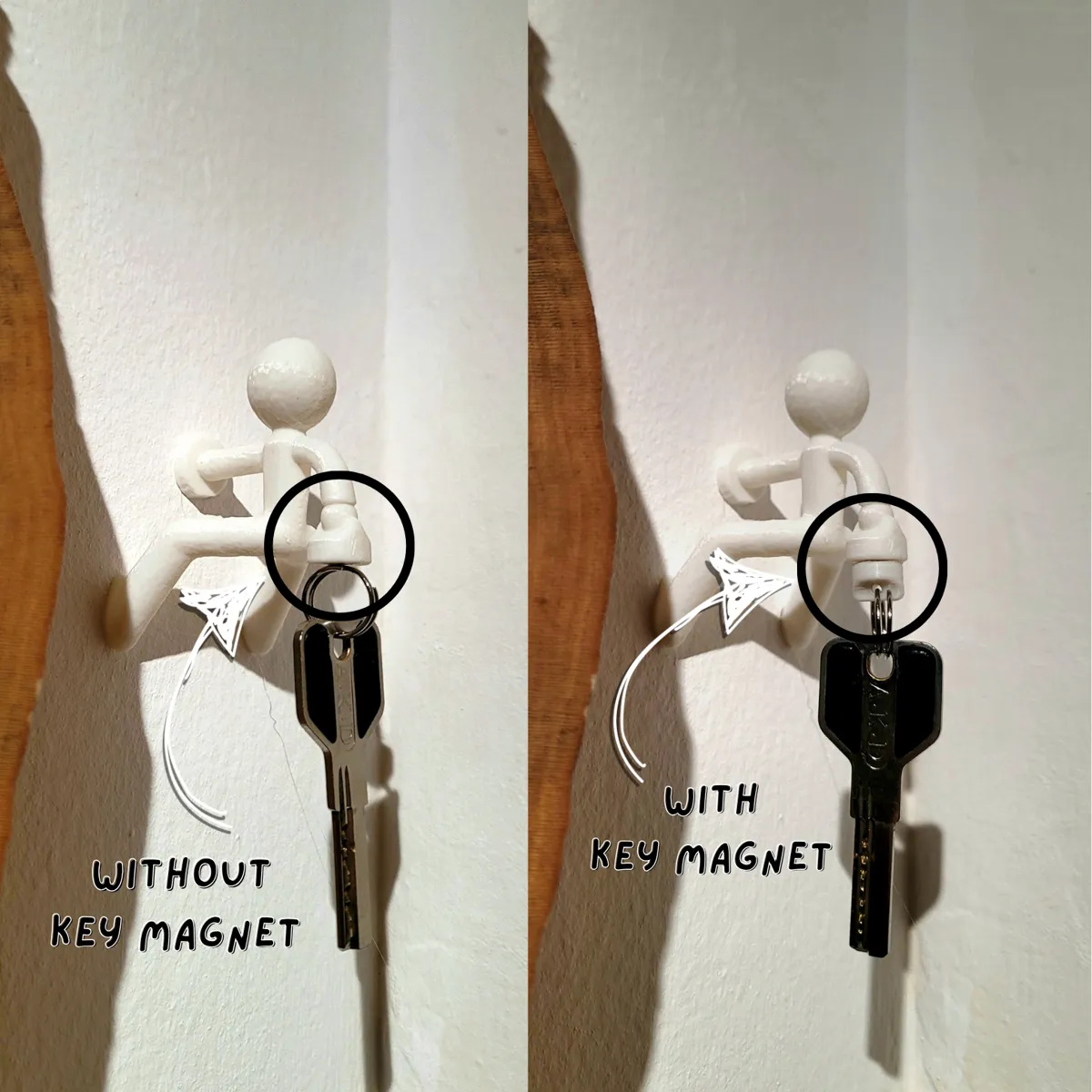 Magnetic Key Hanger, photo 4 of 4 - Magnetic Key Hanger Storage & Organisation