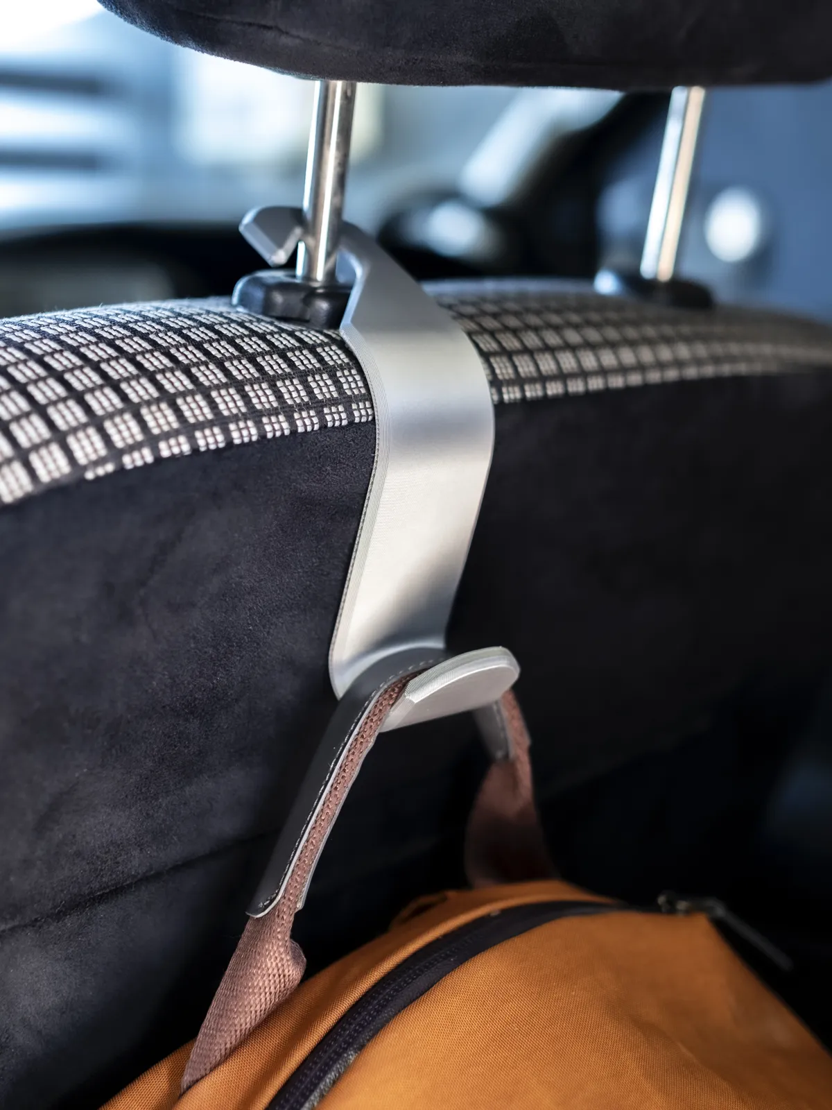 Car Headrest Bag Hook - Extra Strong, photo 2 of 4 - Car Headrest Bag Hook - Extra Strong Storage & Organisation