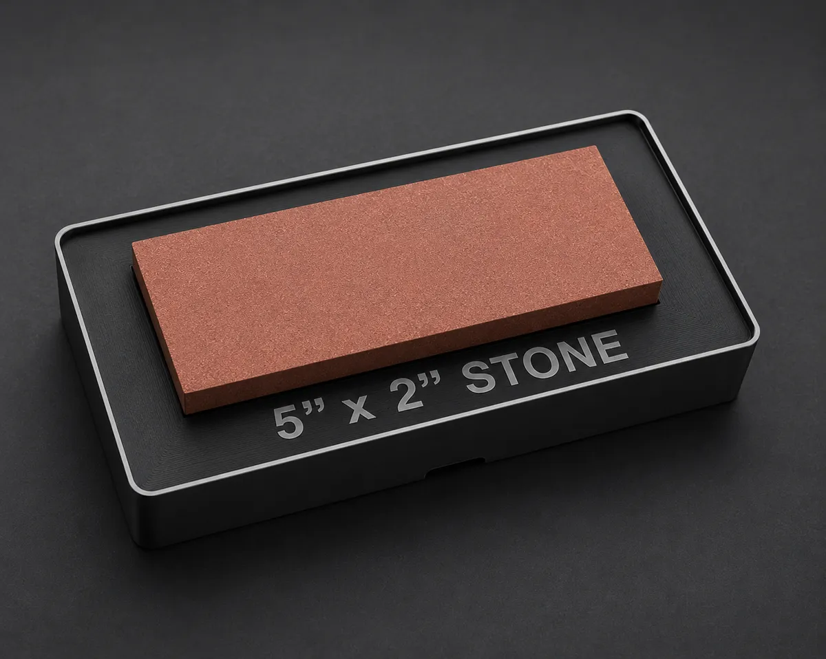 Gridfinity 5” x 2” Machinist Stone | Norton Stone, photo 2 of 4 - Gridfinity 5” x 2” Machinist Stone | Norton Stone Storage & Organisation
