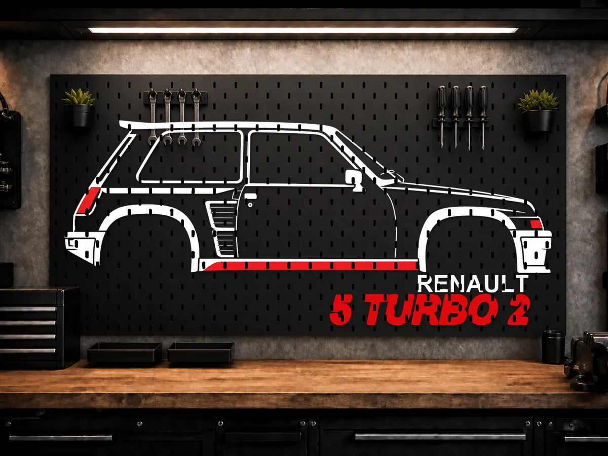 Renault 5 Turbo 2 Makers Wall (SKADIS), photo 3 of 4 - Renault 5 Turbo 2 Makers Wall (SKADIS) Art