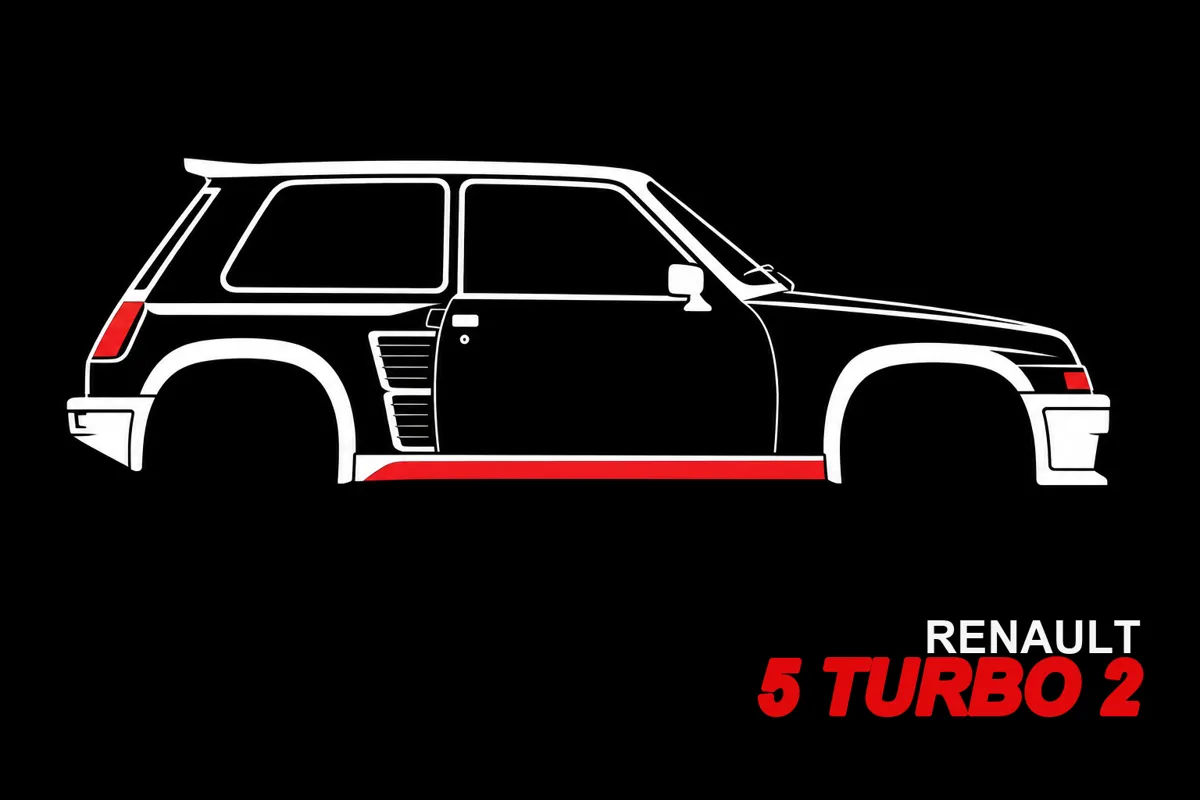 Renault 5 Turbo 2 Makers Wall (SKADIS), photo 4 of 4 - Renault 5 Turbo 2 Makers Wall (SKADIS) Art
