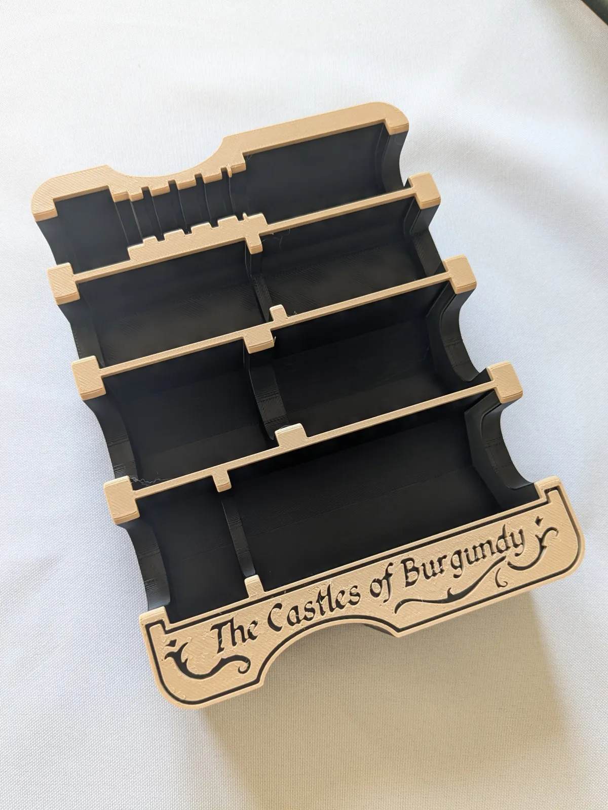 Castles of Burgundy Acrylic Token Holder, photo 3 of 4 - Castles of Burgundy Acrylic Token Holder Board Games & Tabletop