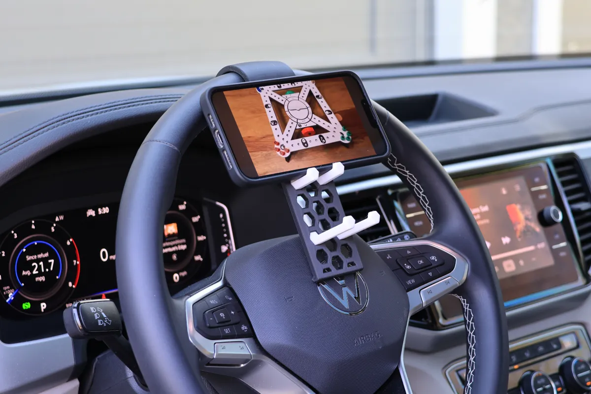 Modular Steering Wheel Phone and Tablet Mount - Wall & Bedside Mobile Holders, in stock in India