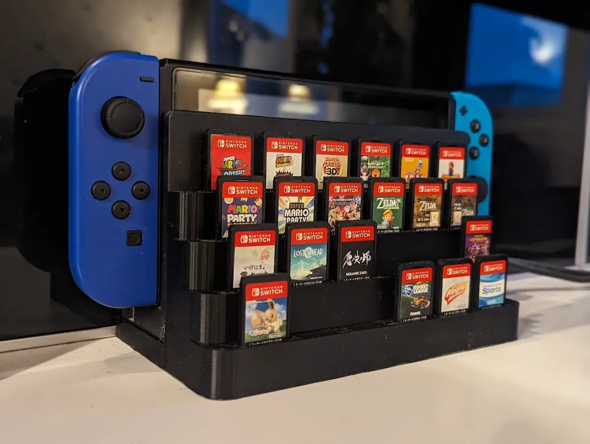 Cartridge display stand for Nintendo Switch dock, photo 3 of 4 - Cartridge display stand for Nintendo Switch dock Gaming Accessories