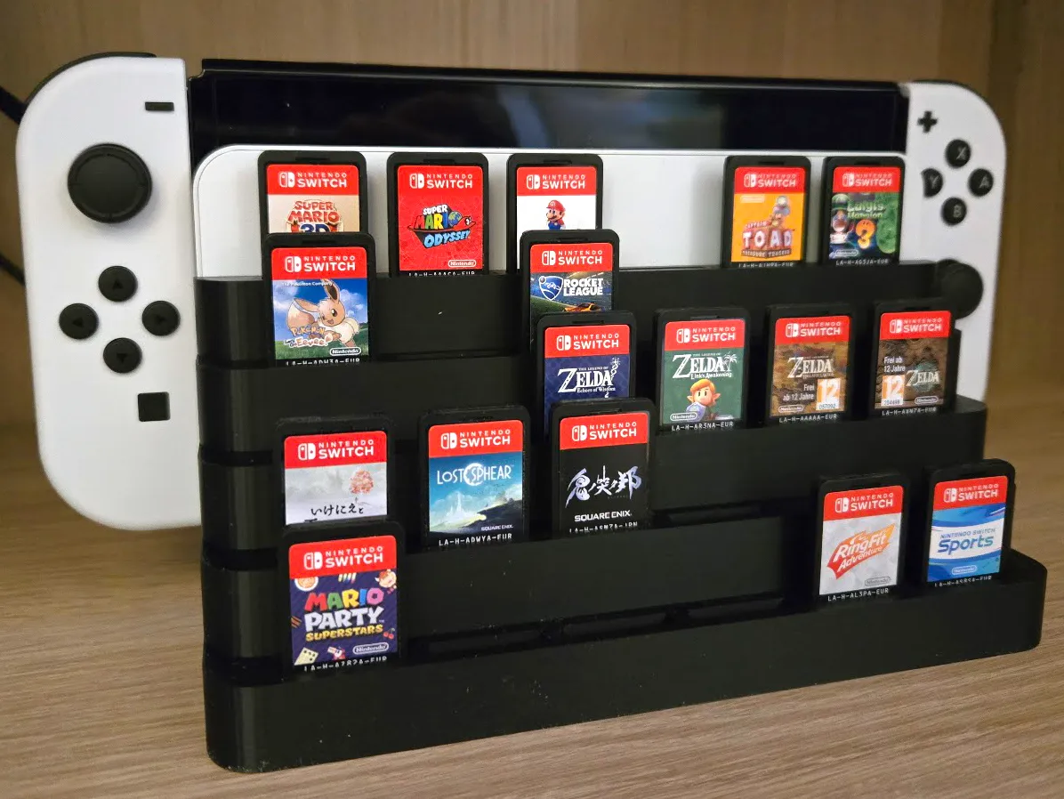 Cartridge display stand for Nintendo Switch dock, photo 4 of 4 - Cartridge display stand for Nintendo Switch dock Gaming Accessories