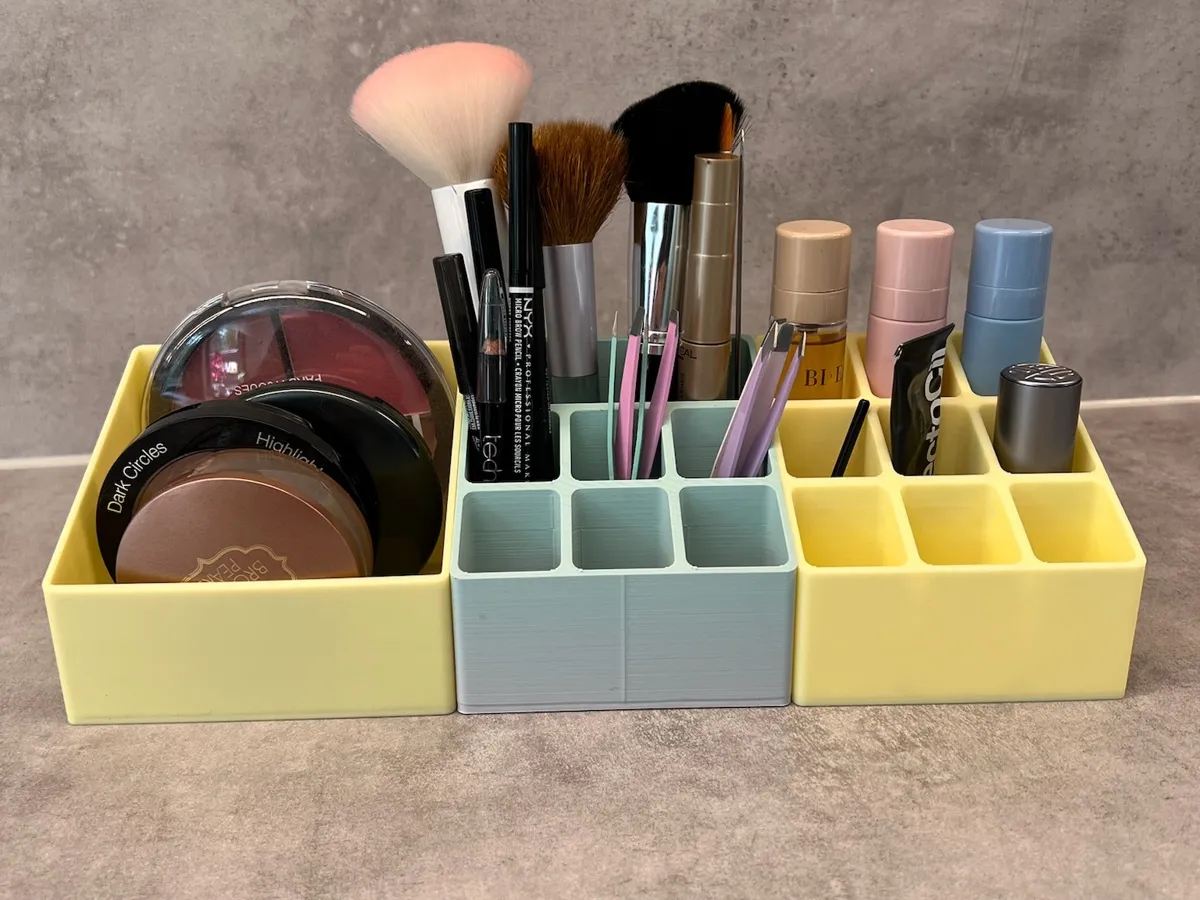 Modular makeup/bathroom organizer