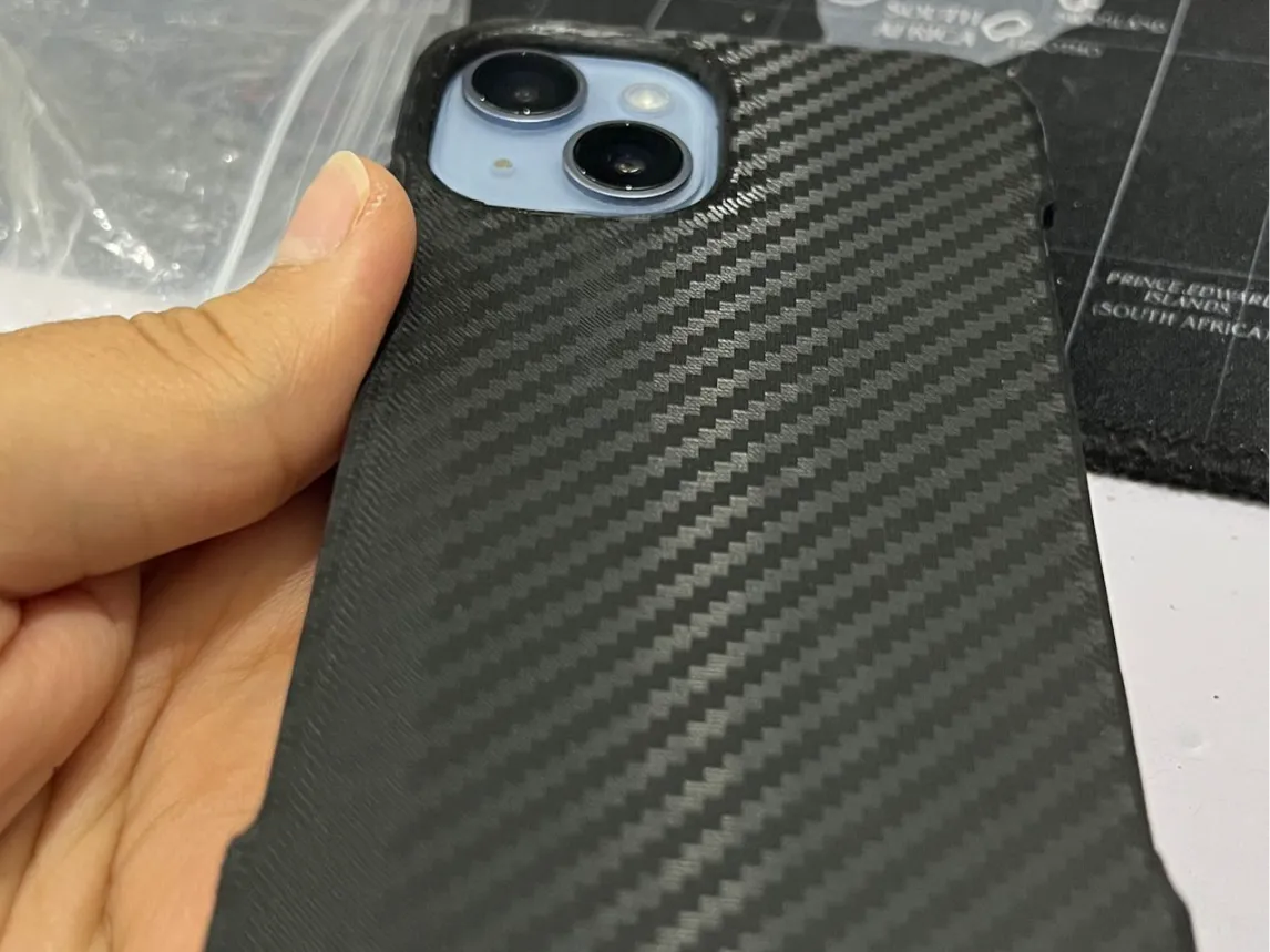 Carbon Fiber Style iPhone 14 Case - Electronics, in stock in India
