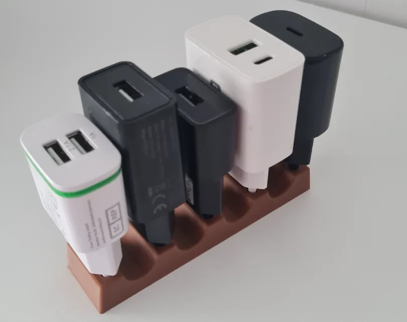 Wall Charger holder/USB Ladenetzteil halter - Wall & Outlet Charger Holders, in stock in India