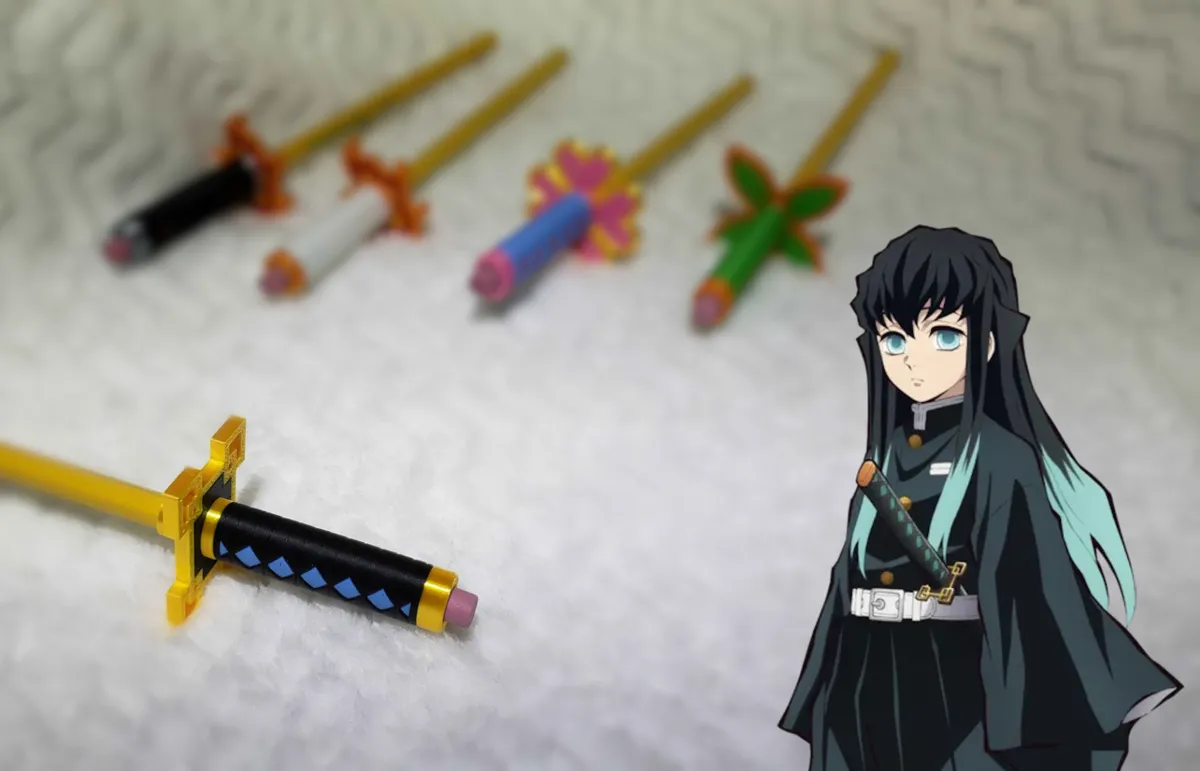 Demon Slayer Nichirin Pencil Topper (Muichiro) - Pens, Pencils & Accessories, in stock