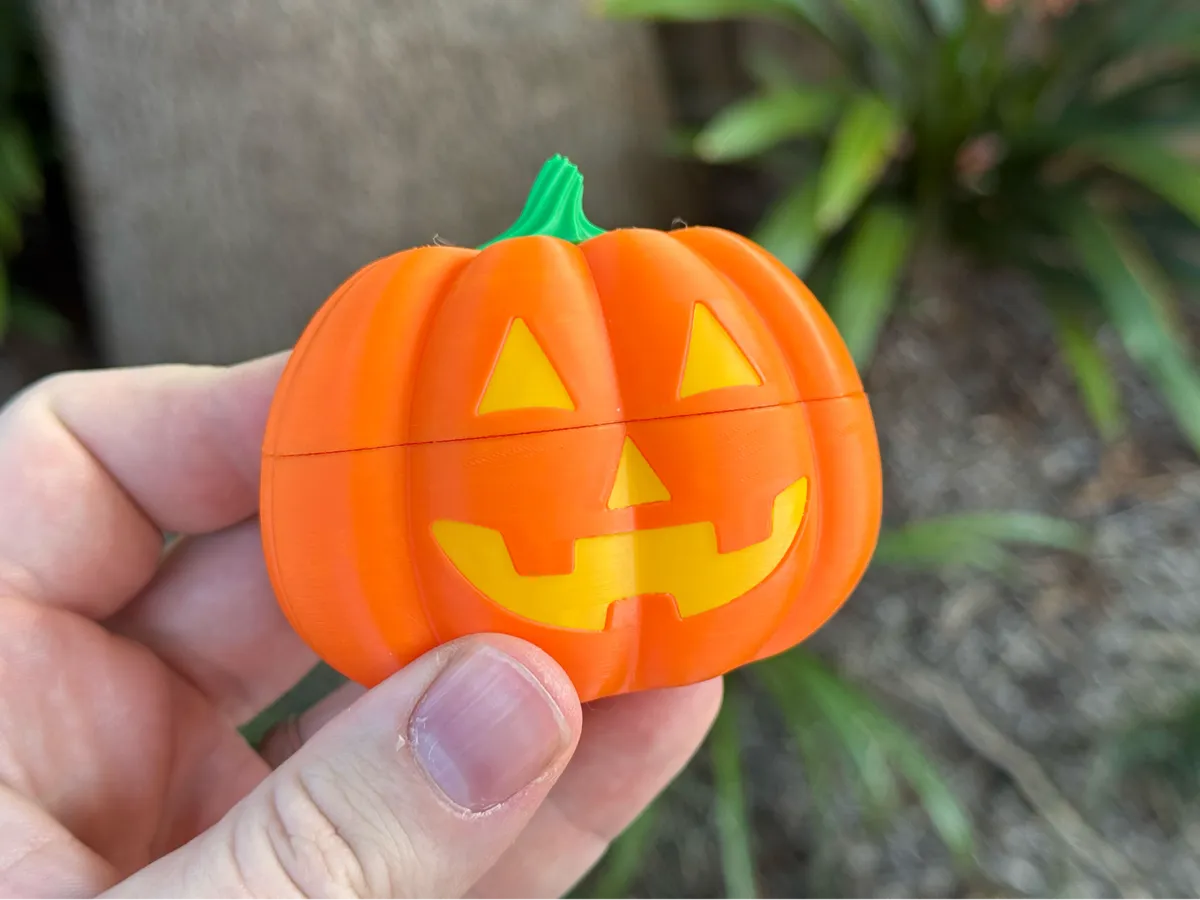 Halloween Jack-o-Lantern Pumpkin - AirPod Pro Case - Fashion Accessories, in stock in India