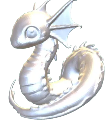 Miniature Sea Serpent, photo 2 of 2 - Miniature Sea Serpent Figurines & Collectibles