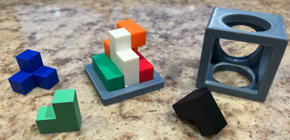 Soma Cube with Holder (Puzzle Cube) - Puzzles, in stock in India