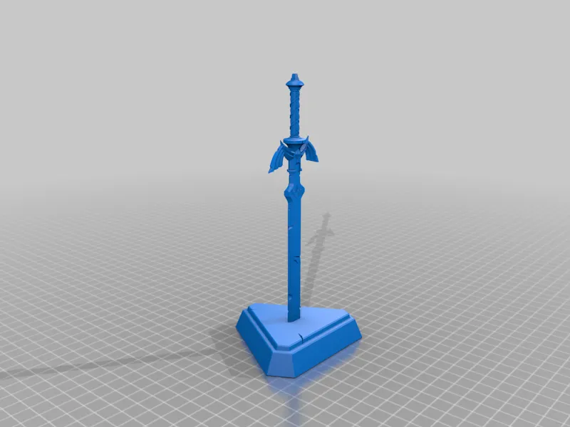 Twist Lock Zelda Box - Topper Master Sword healed - Fantasy & Game Swords, in stock