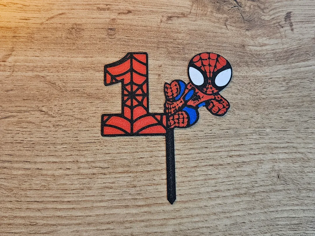 Spiderman 1 birthday cake topper - Birthday Cake Toppers, in stock in India